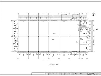 天龙电镀车间建筑 施工图 工业建筑 产业园建筑