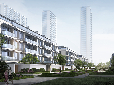 杭州绿城九龙仓桂语朝阳建筑详图 施工图 效果图