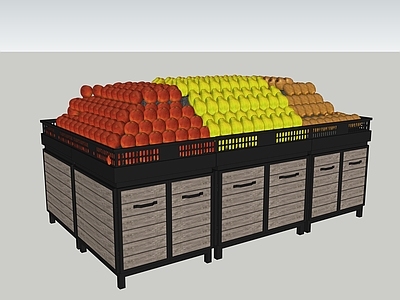 现代超市果蔬陈列架