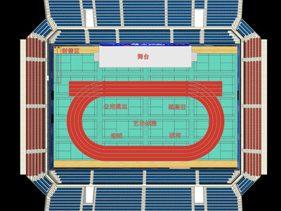 现代体育建筑 露天