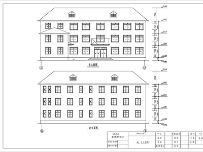 钢构办公楼建筑 施工图