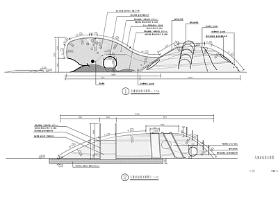 景观儿童活动场地详图 施工图 游乐园