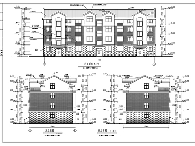 小高层住宅建筑 施工图
