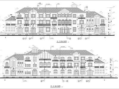 化工研究所专家办公楼建筑施工图 施工图
