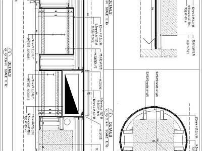 艺术中心室内 施工图 艺术馆