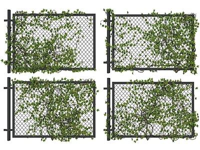 现代藤蔓钢丝围栏 爬山虎
