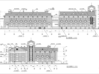 简欧式近代史博物馆建筑 施工图