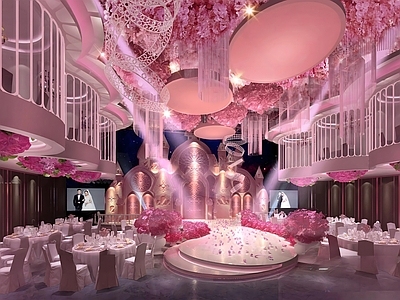 现代婚礼酒店宴会厅