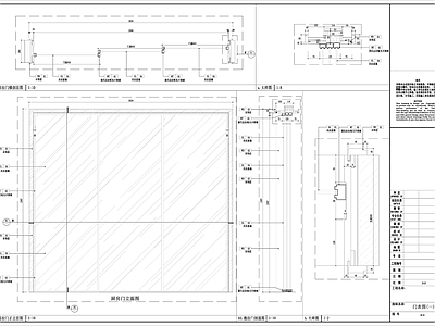 玻璃移门 木 套节点 施工图 门节点