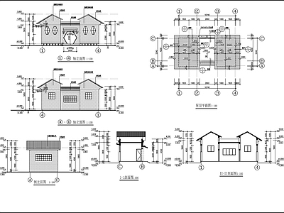 景区公厕建施图 施工图