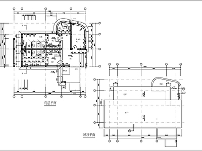公共厕所图纸建结施图 施工图