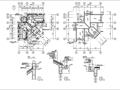 景区公共卫生间建施图 施工图