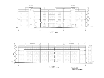 厂房车间建筑 施工图 工业建筑 产业园建筑