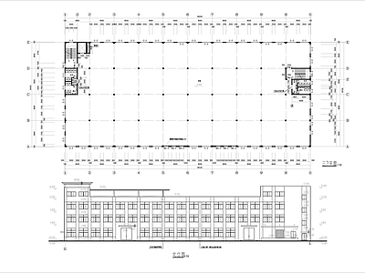 工厂建筑 施工图 工业建筑