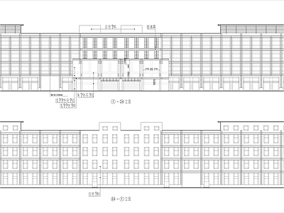 5层工业园厂房建筑 施工图 工业建筑