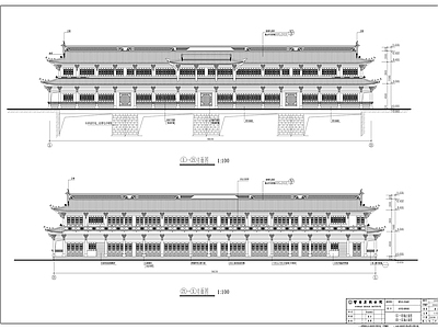 永定花大桥建筑详图 施工图