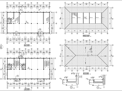 橡胶厂房建筑 施工图 工业建筑