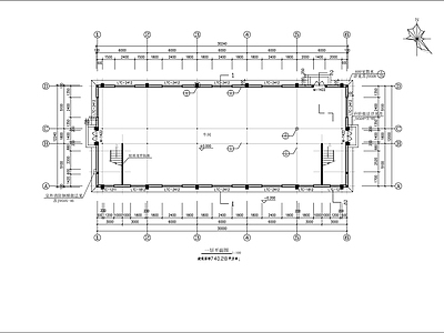 精密仪表厂房建筑 施工图 工业建筑