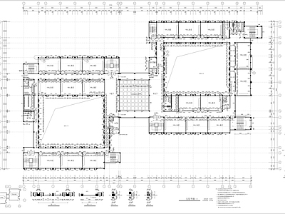 大学教学楼建筑施 施工图