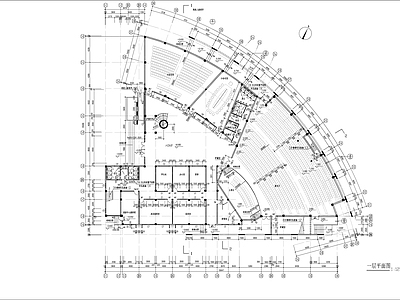 高校行政楼建筑 施工图