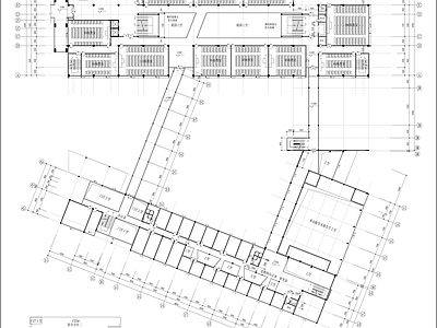 农业大学人文馆社科楼建筑 施工图