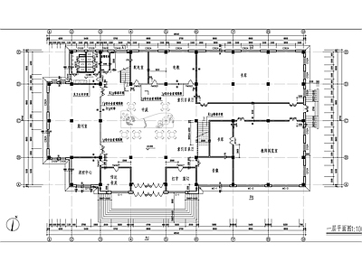 学校小体量图书馆建筑 施工图