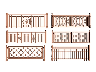 现代铁艺护栏 铁艺栏杆