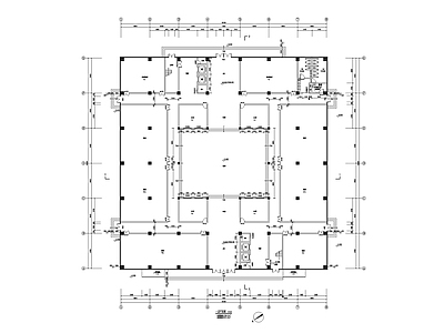 现代多层办公楼建筑 施工图