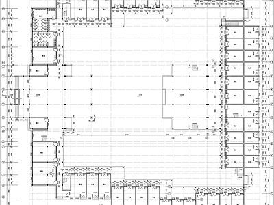 仿古商业街建筑 施工图