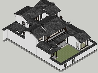 中式合院 四合院 绿城江南民宿