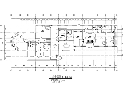 私人会所别墅建筑 施工图