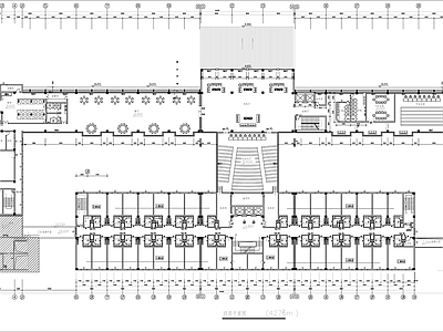 4层古建筑宾馆建筑 施工图