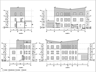 厂房生产车间建筑 施工图 工业建筑 产业园建筑