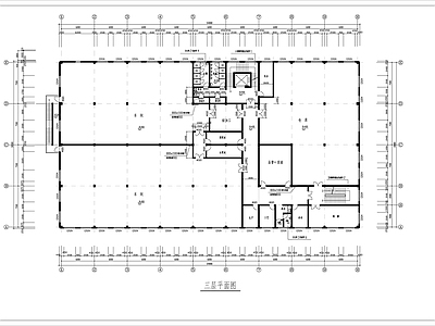 框架厂房建筑 施工图 工业建筑