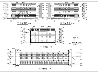 厂房建筑 施工图 工业建筑