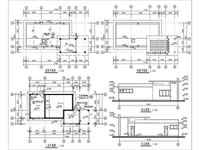 传达室建筑 施工图