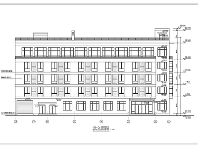 公寓生活楼建筑 施工图
