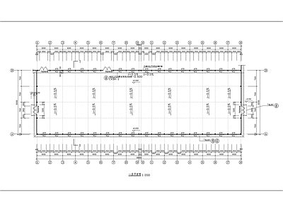 钢结构厂房建筑 施工图 工业建筑