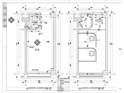 医院两人间病房室内施工图
