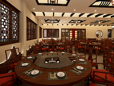 新中式酒店宴会厅