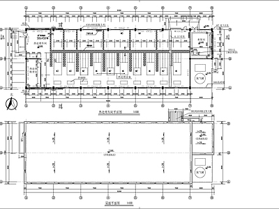 2栋设备热处理及水处理间建筑 施工图 工业建筑
