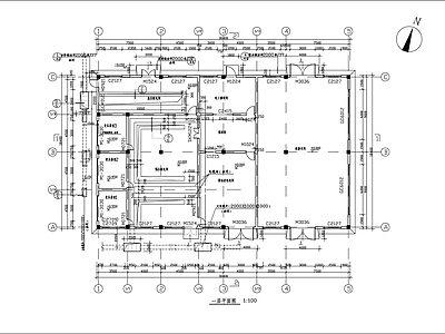 变电所及机修车间建筑 施工图 工业建筑 产业园建筑