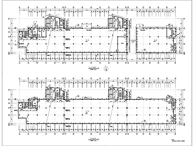 框架结构生产车间厂房建筑 施工图 工业建筑 产业园建筑