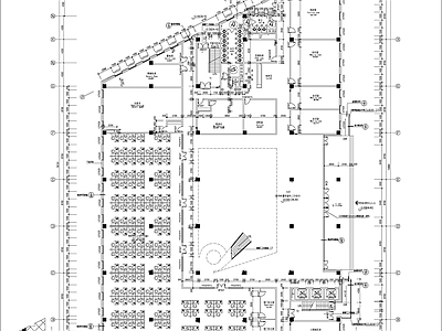现代多层办公会议楼建筑 施工图