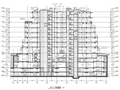 朝阳区六里屯商业办公及住宅建筑 施工图