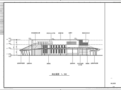 宁波远大会所建筑 施工图 娱乐会所