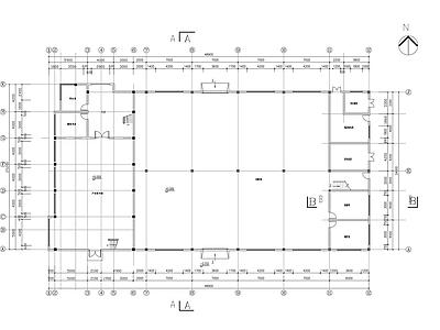 电镀厂综合楼建筑 施工图 工业建筑