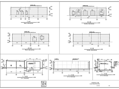 工业园区水泵房 施工图 工业建筑