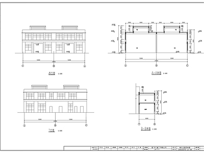 天龙电镀 车间建筑 施工图 工业建筑 产业园建筑