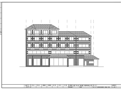 温岭电镀工业园建筑 施工图 工业建筑